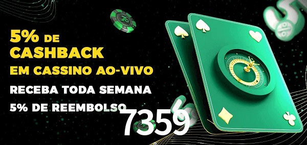 Promoções do cassino ao Vivo 7359